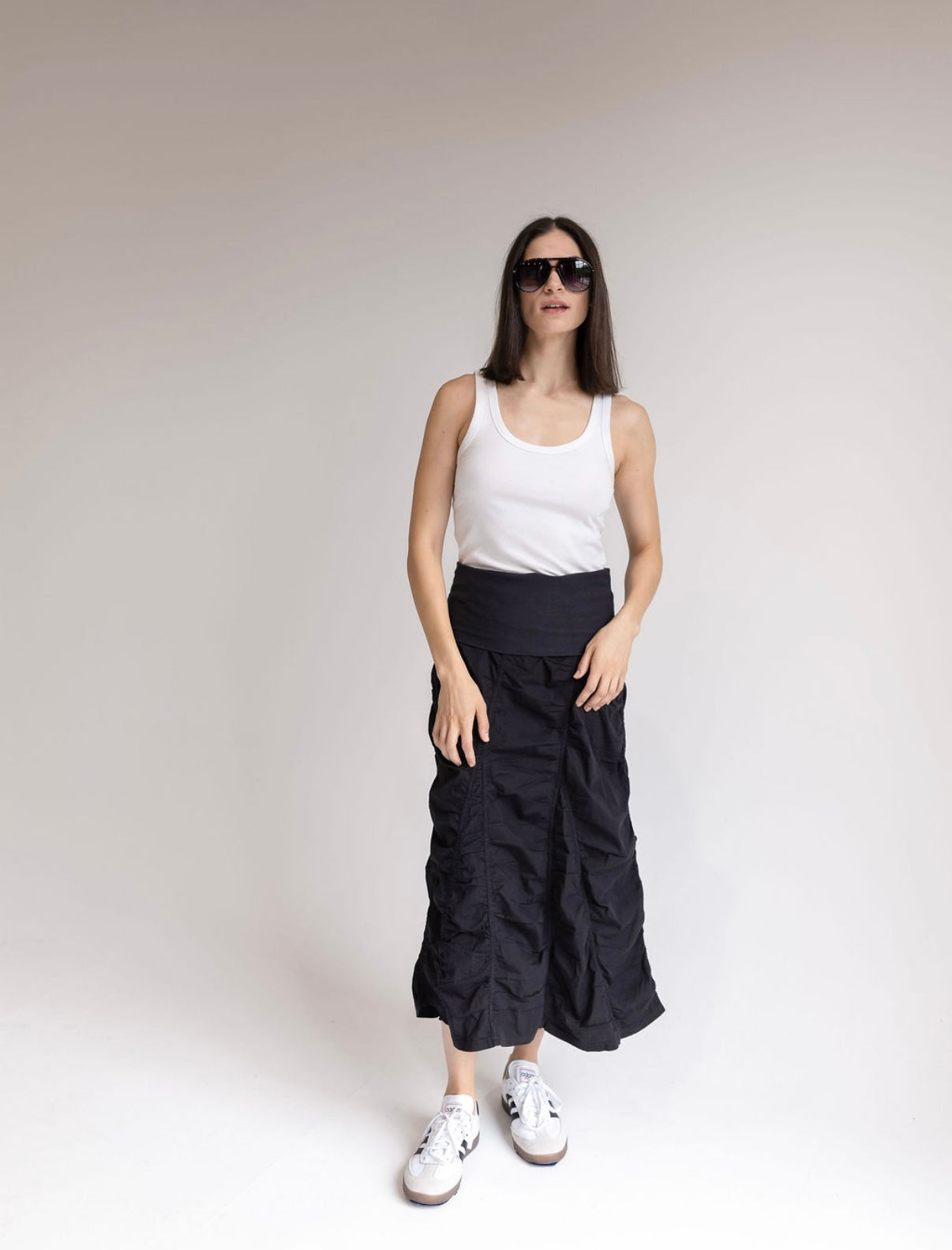 Ruched Peasant Skirt