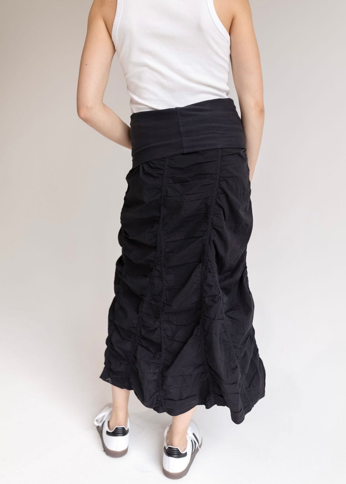 Ruched Peasant Skirt