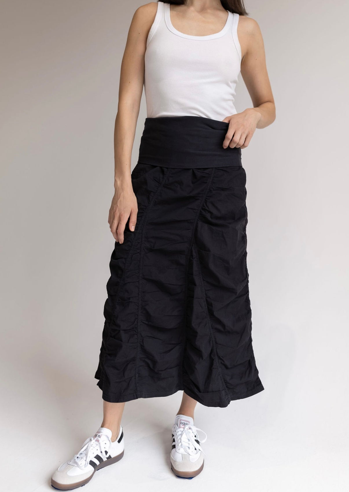 Ruched Peasant Skirt