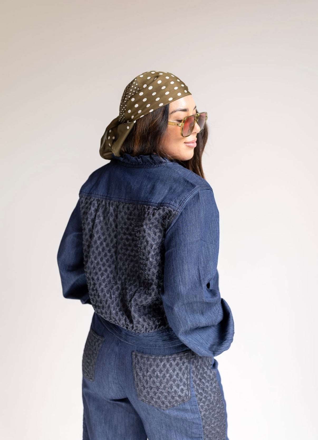 Denim Textured Jacket
