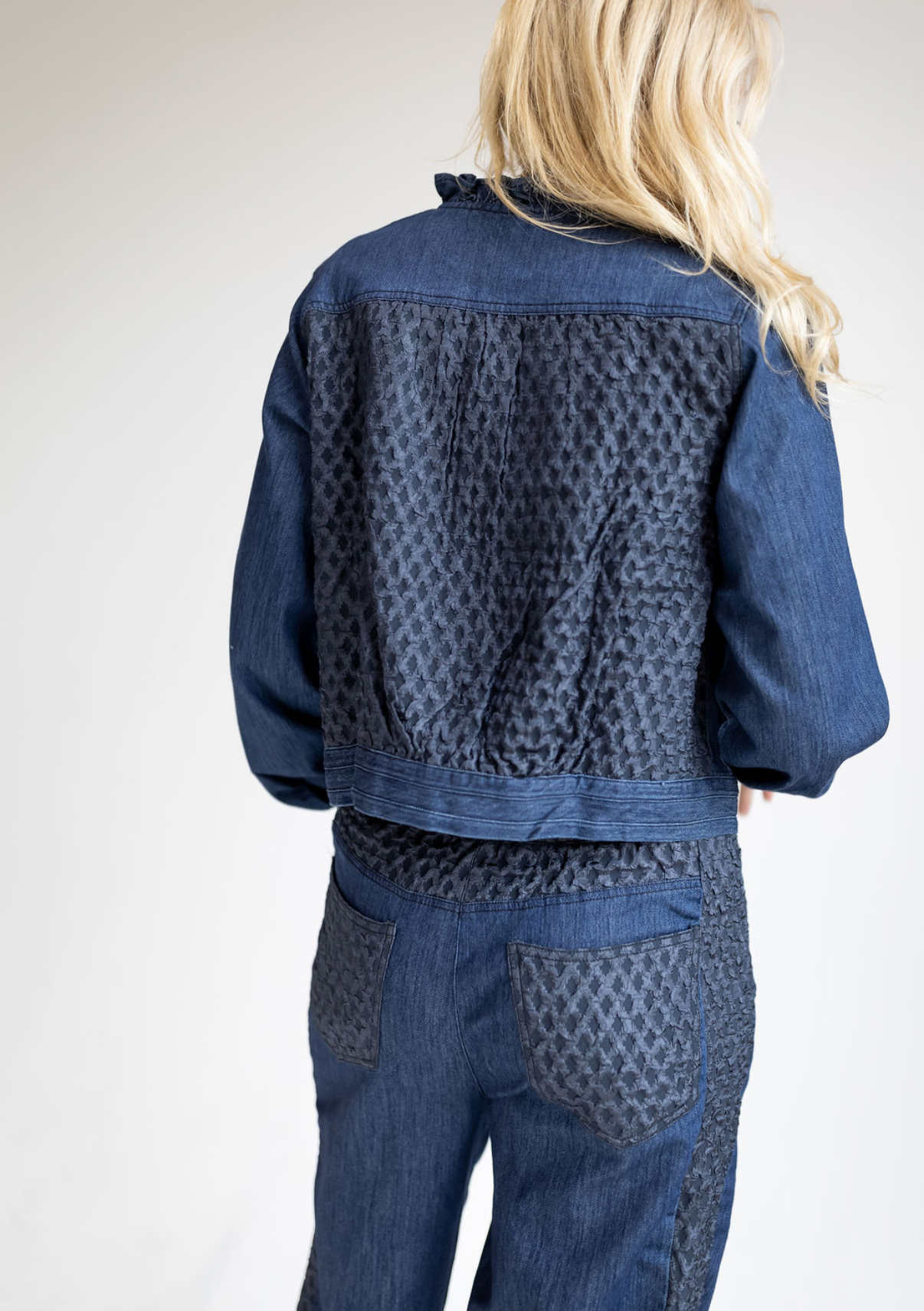 Denim Textured Jacket