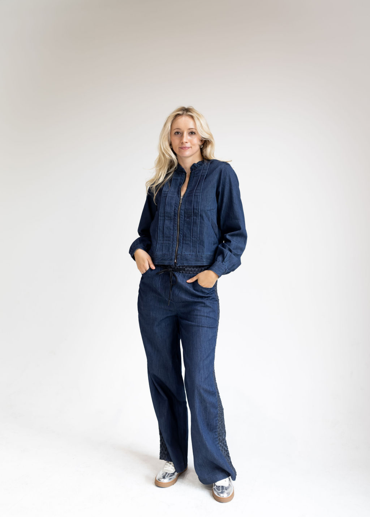 Denim Textured Jacket