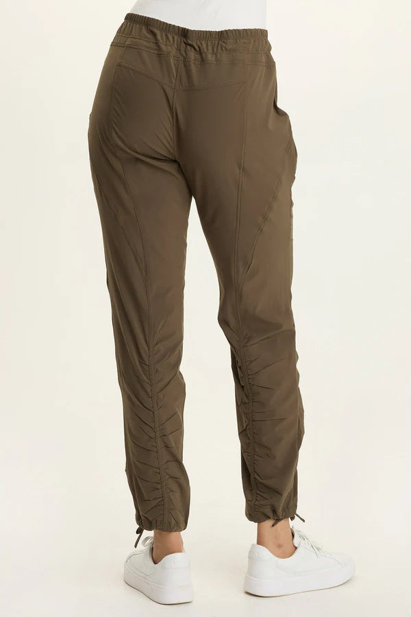 Jules Ruched Drawstring Stretch Pant
