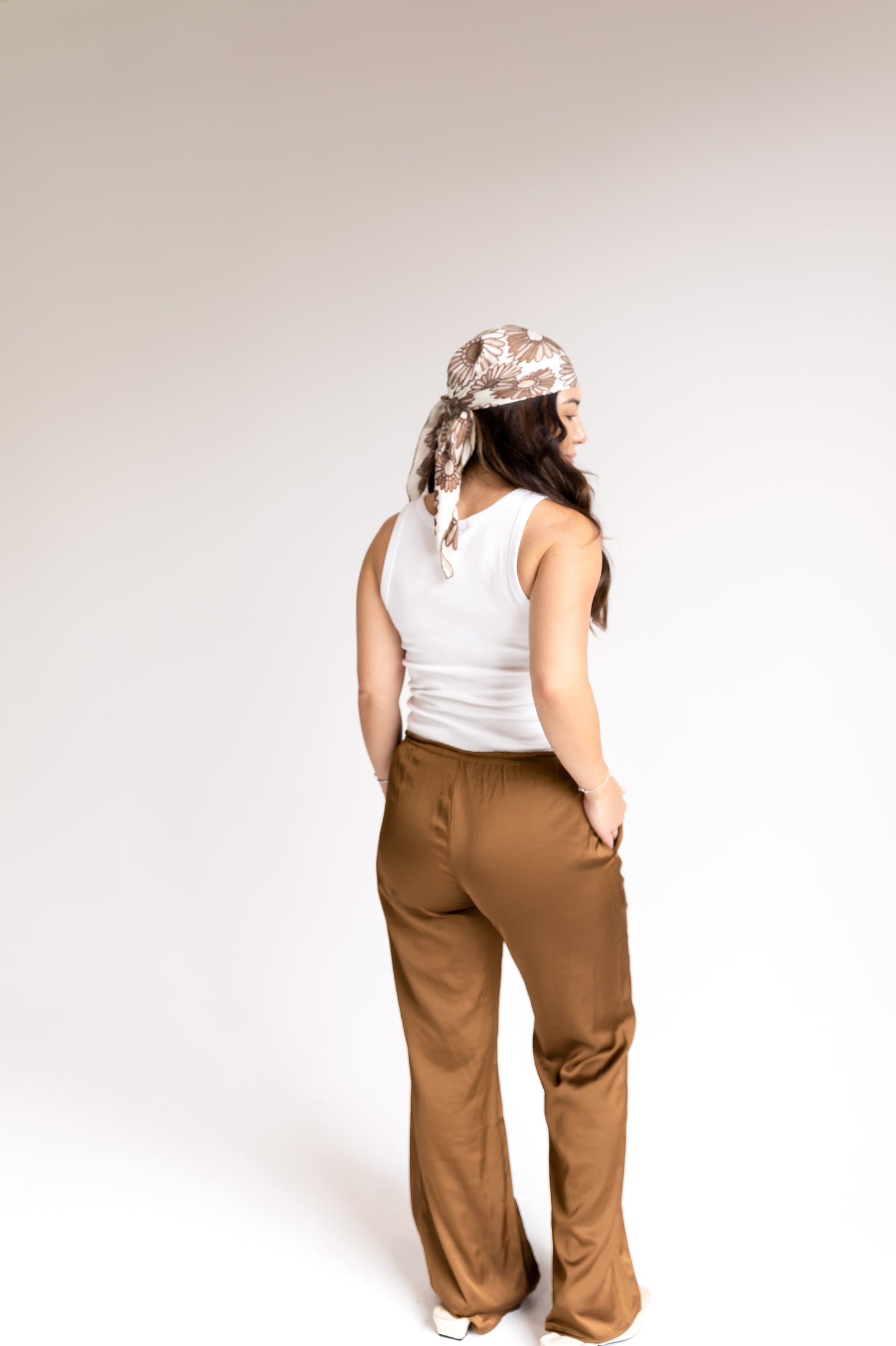 Satin Drawstring Lounge Pants